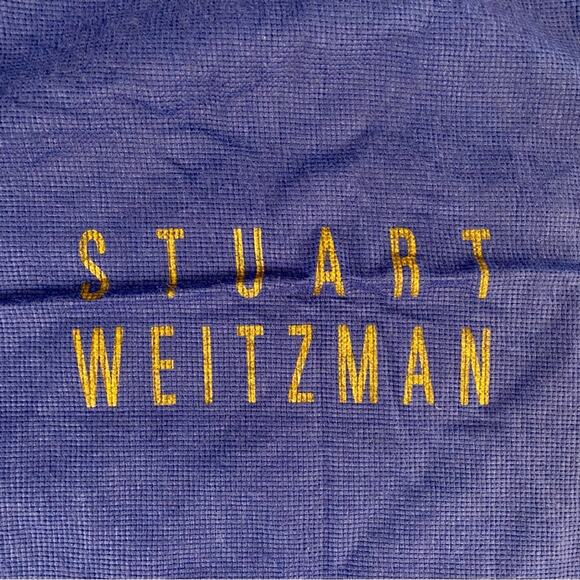 Stuart Weitzman Small Size Blue Purse Shoe Protector Dust Bag 11” x 15” Travel - Picture 2 of 8